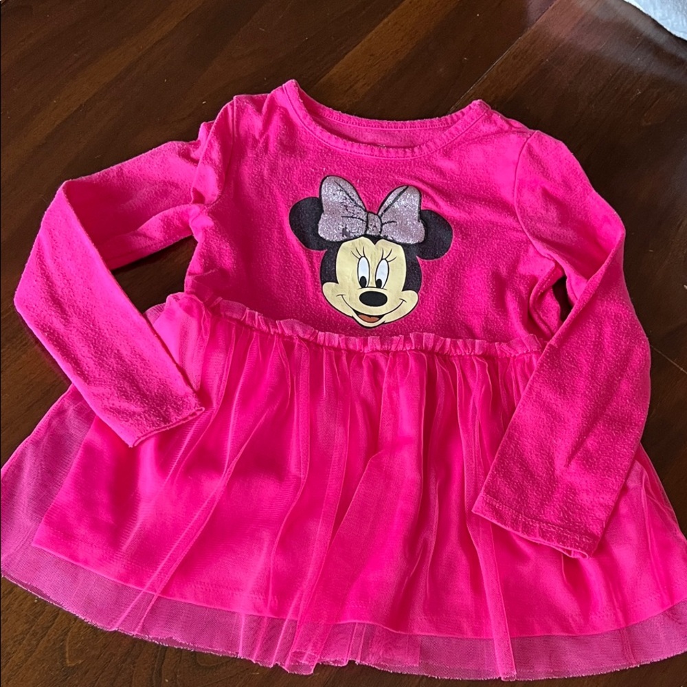Disney Pink Minnie Mouse Casual Dress